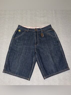 Vintage Notorious B.I.G. "Wall of Fame" Denim Shorts